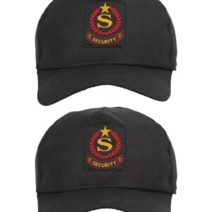 Security Guard Uniforms Accessories Cap Pack Of 2 Combo