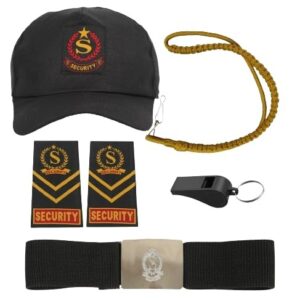 Security Guard Accessories Gold Combo