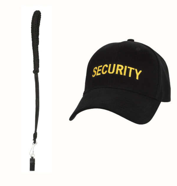 Security Guard Accessories Embroidery Cap Dori Pack Of 2
