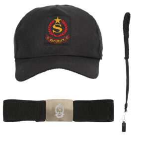 Security Guard Accessories Round Cap Belt Dori Pack Of 3